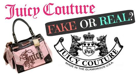 real juicy couture vs fake bag|juicy couture tags by year.